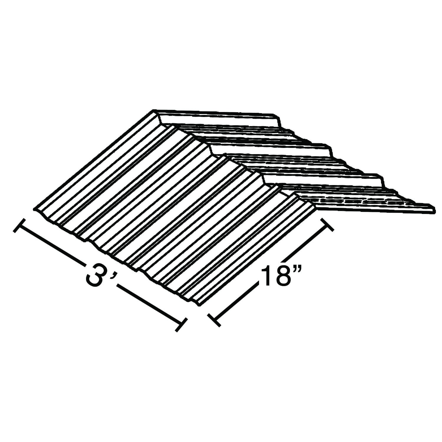 Peak Sheet/Ridge Cap Prime Metal Buildings