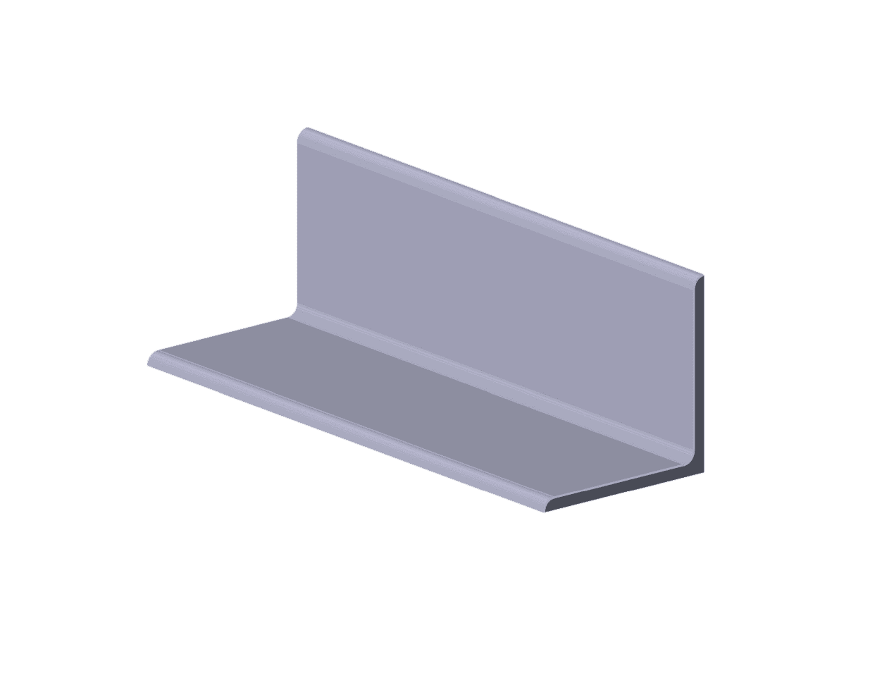 Rake Angle Iron Prime Metal Buildings