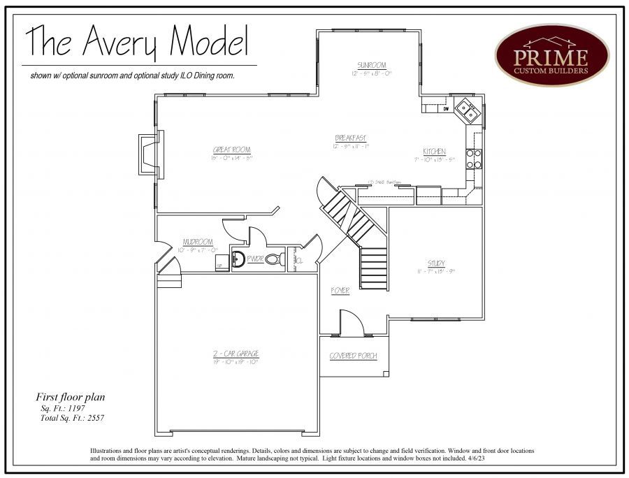 The Avery is a Luxury House Plan by Prime Custom Builders in PA