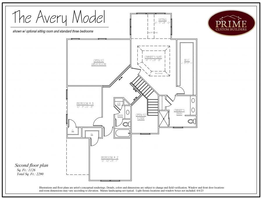 The Avery is a Luxury House Plan by Prime Custom Builders in PA