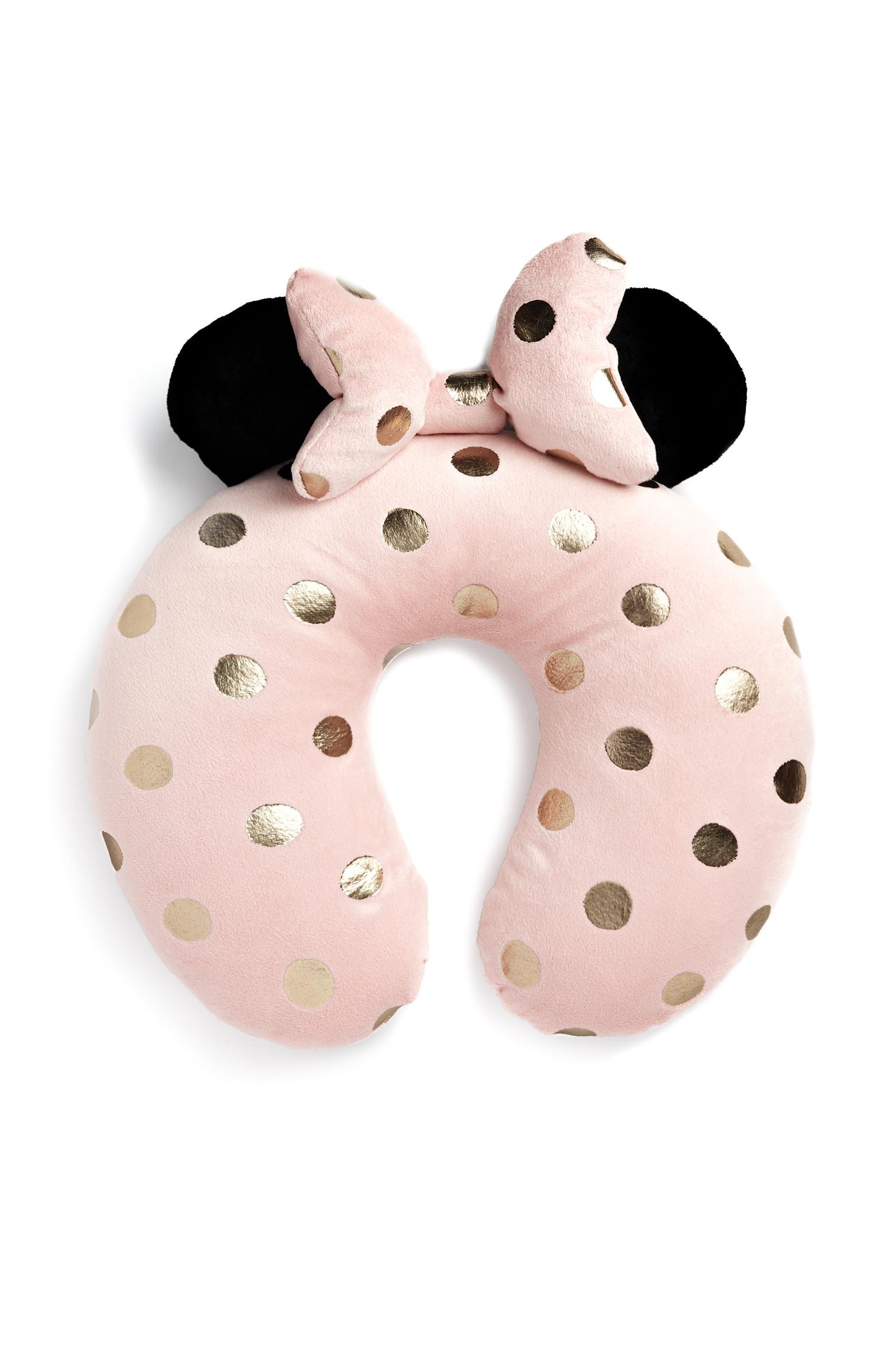 Minnie Mouse Pink And Gold Travel Pillow Luggage &amp, Travel Essentials