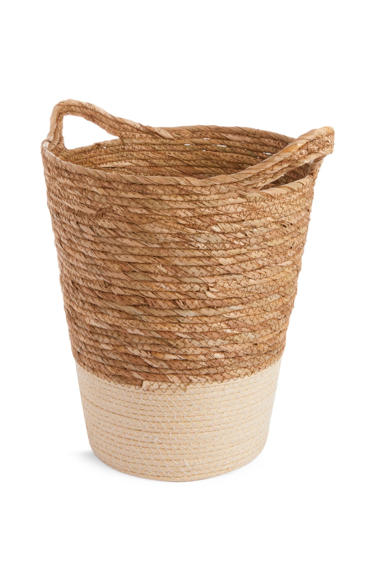 Woven Large Well Basket Storage Home Furnishings Homeware