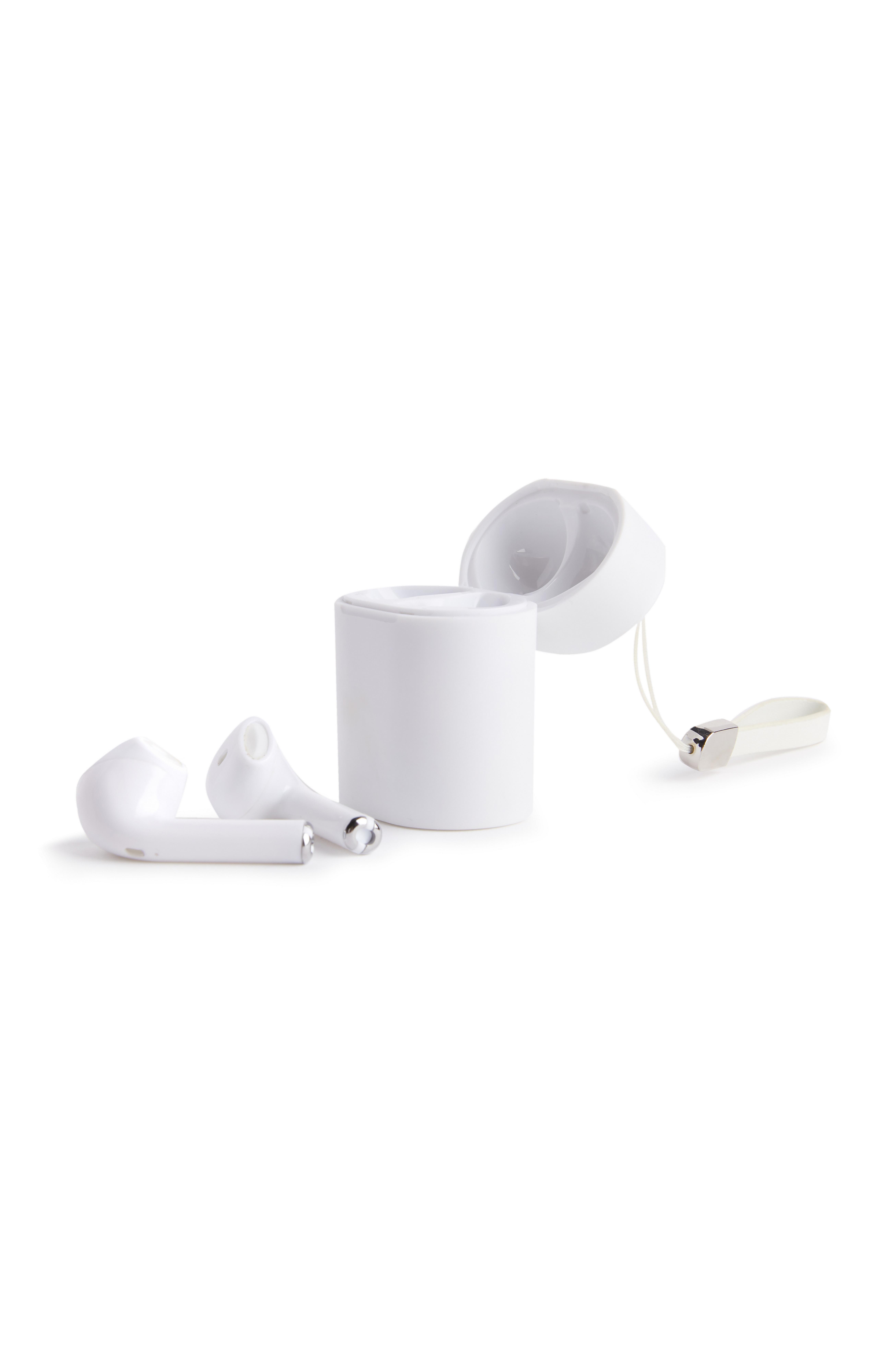 White True Wireless Earbuds And Case Headphones & Earphones Phone