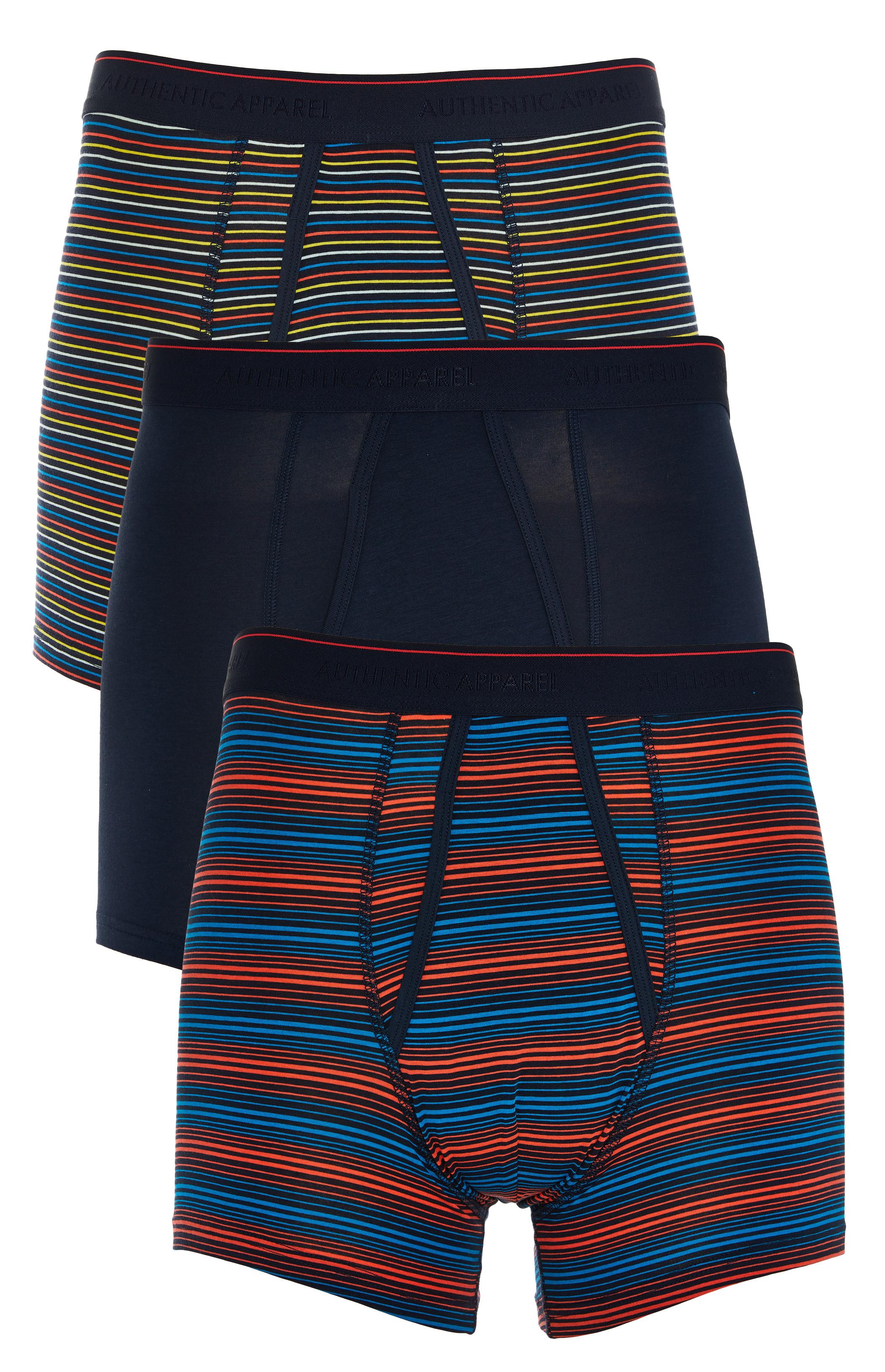 Mixed Colour Stripes Modal Trunks 3 Pack Men's Underwear & Boxers Men's Underwear Men's