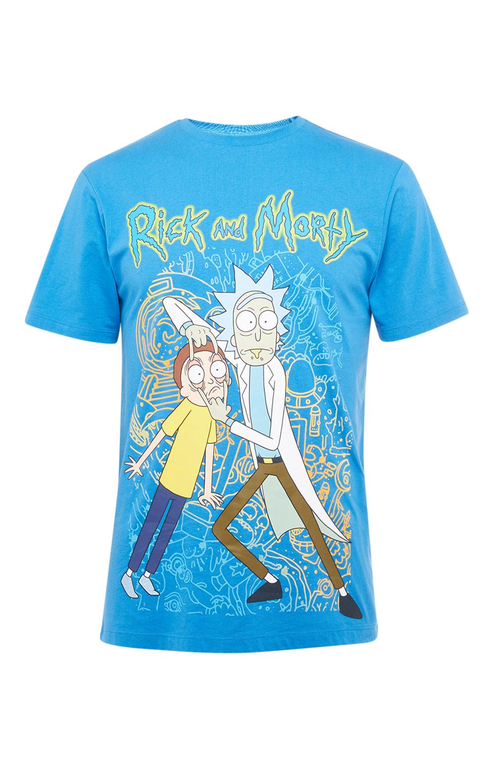 Blaues „Rick and Morty“ TShirt TShirts für Herren TShirts und