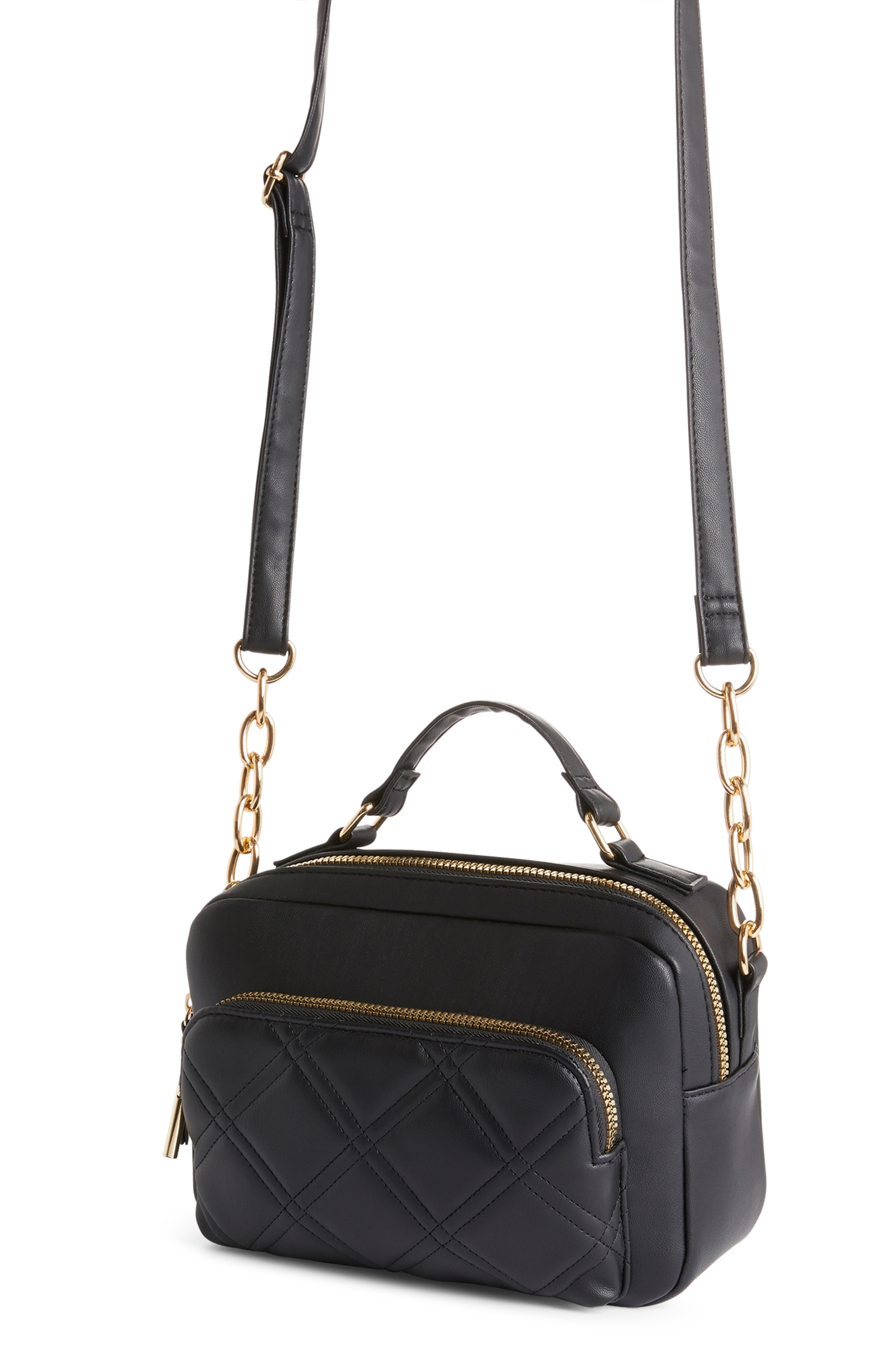 Black Quilted Camera Bag Crossbody Bags Women's Handbags Women's