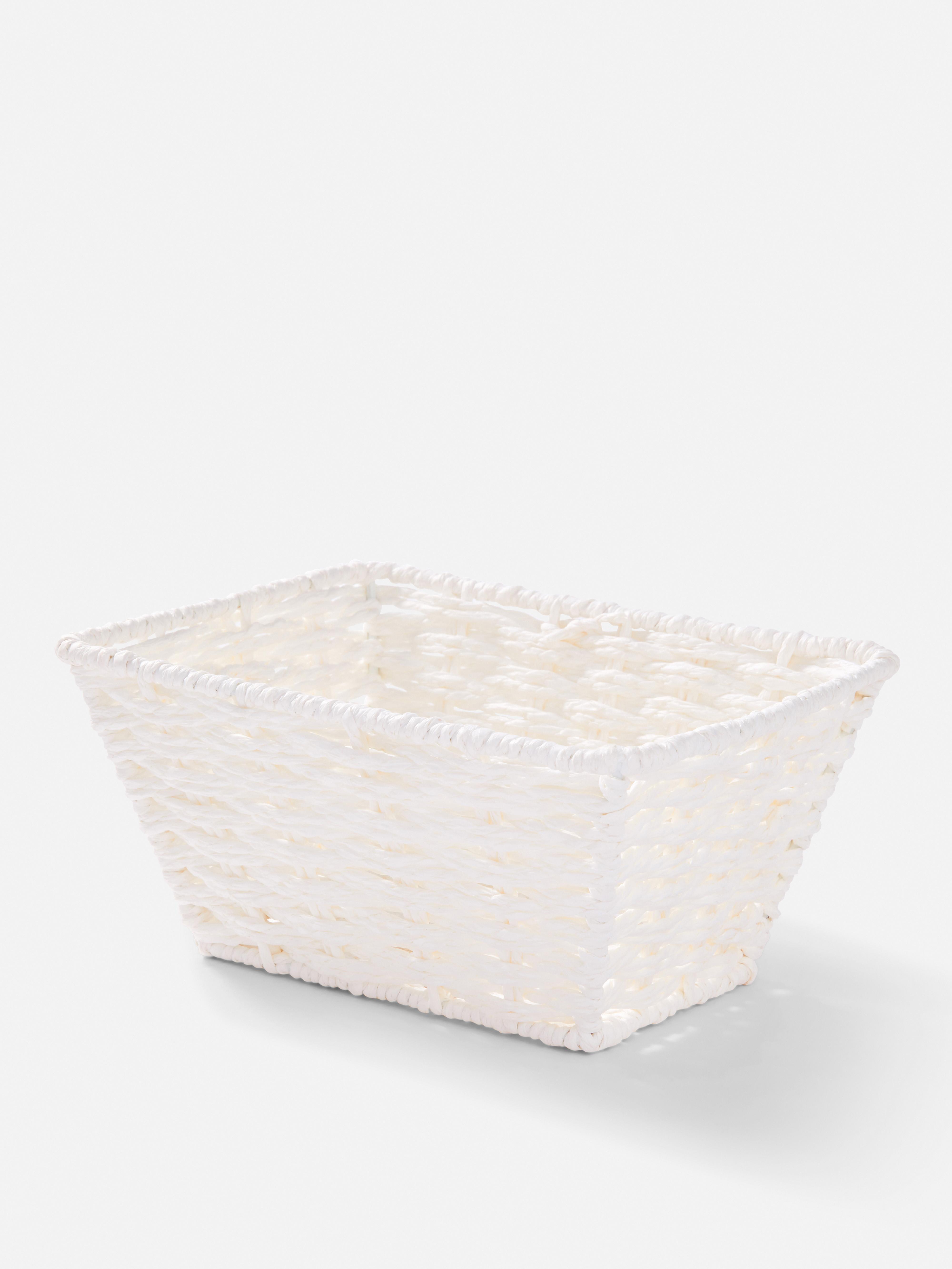 Straw Mini Paper Rope Basket Home Storage Home Furnishings