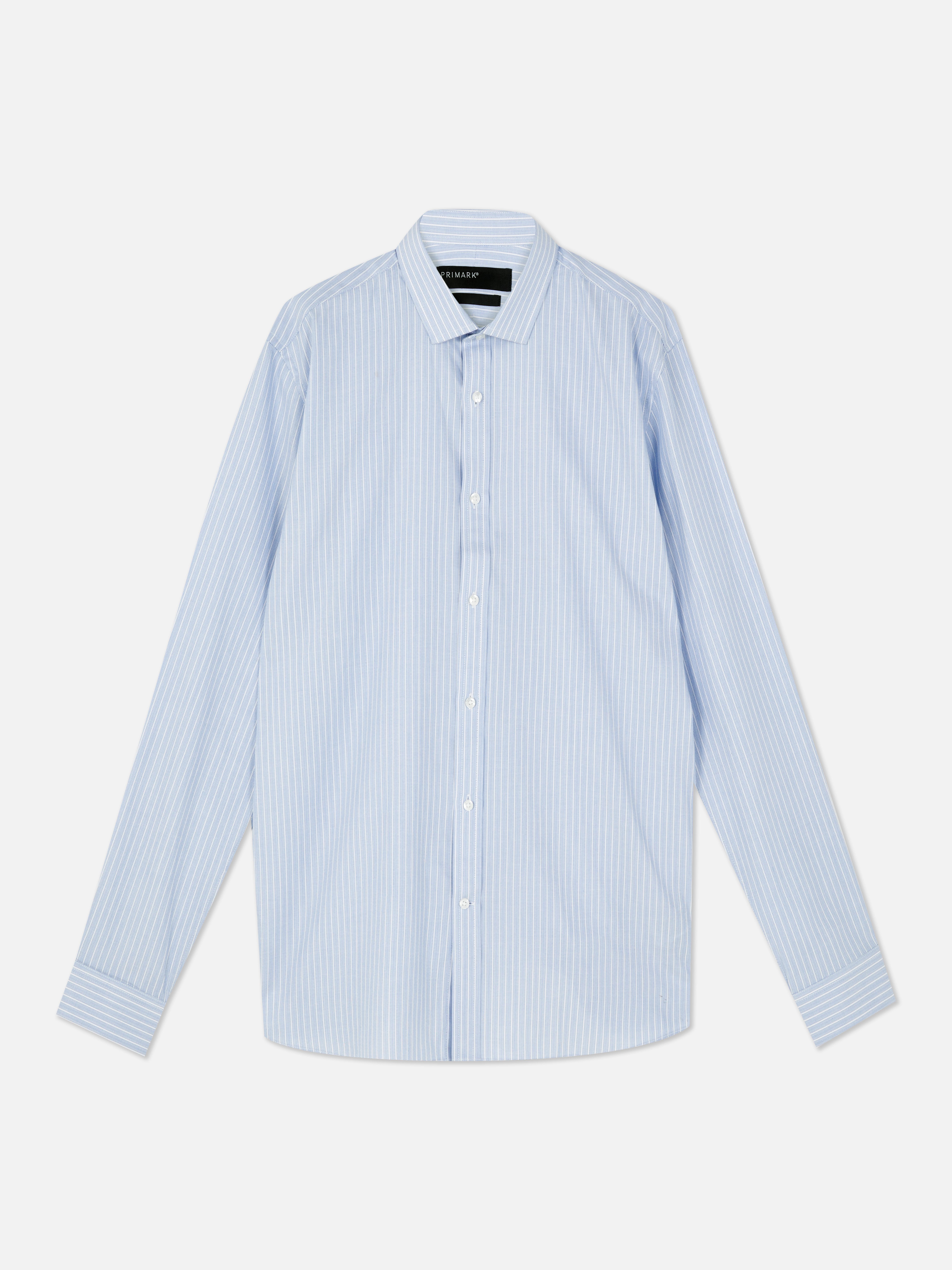 Chemise rayée en coton Chemises à manches longues homme Chemises