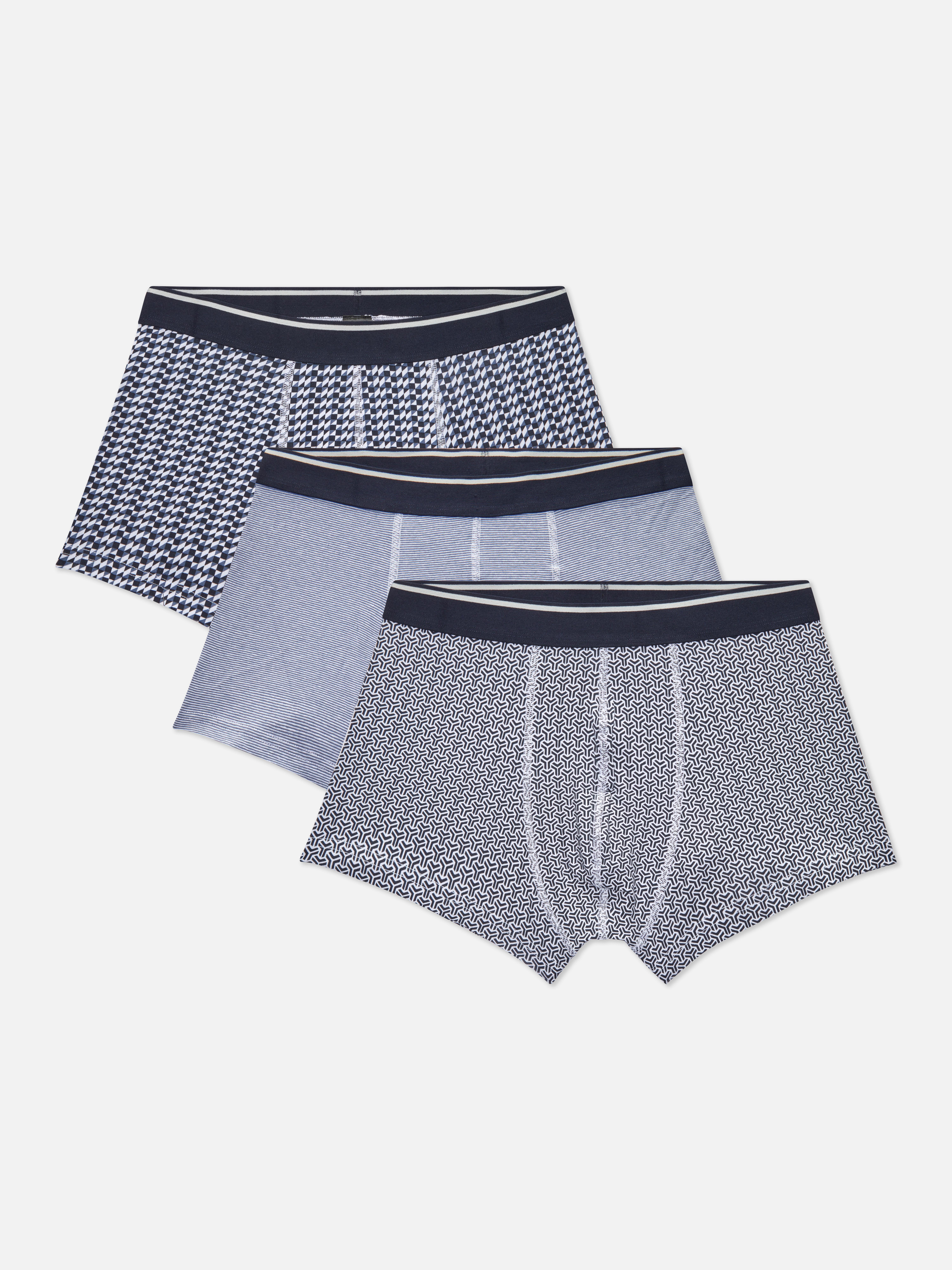 Pakket van boxershorts met geometrische print Ondergoed voor heren