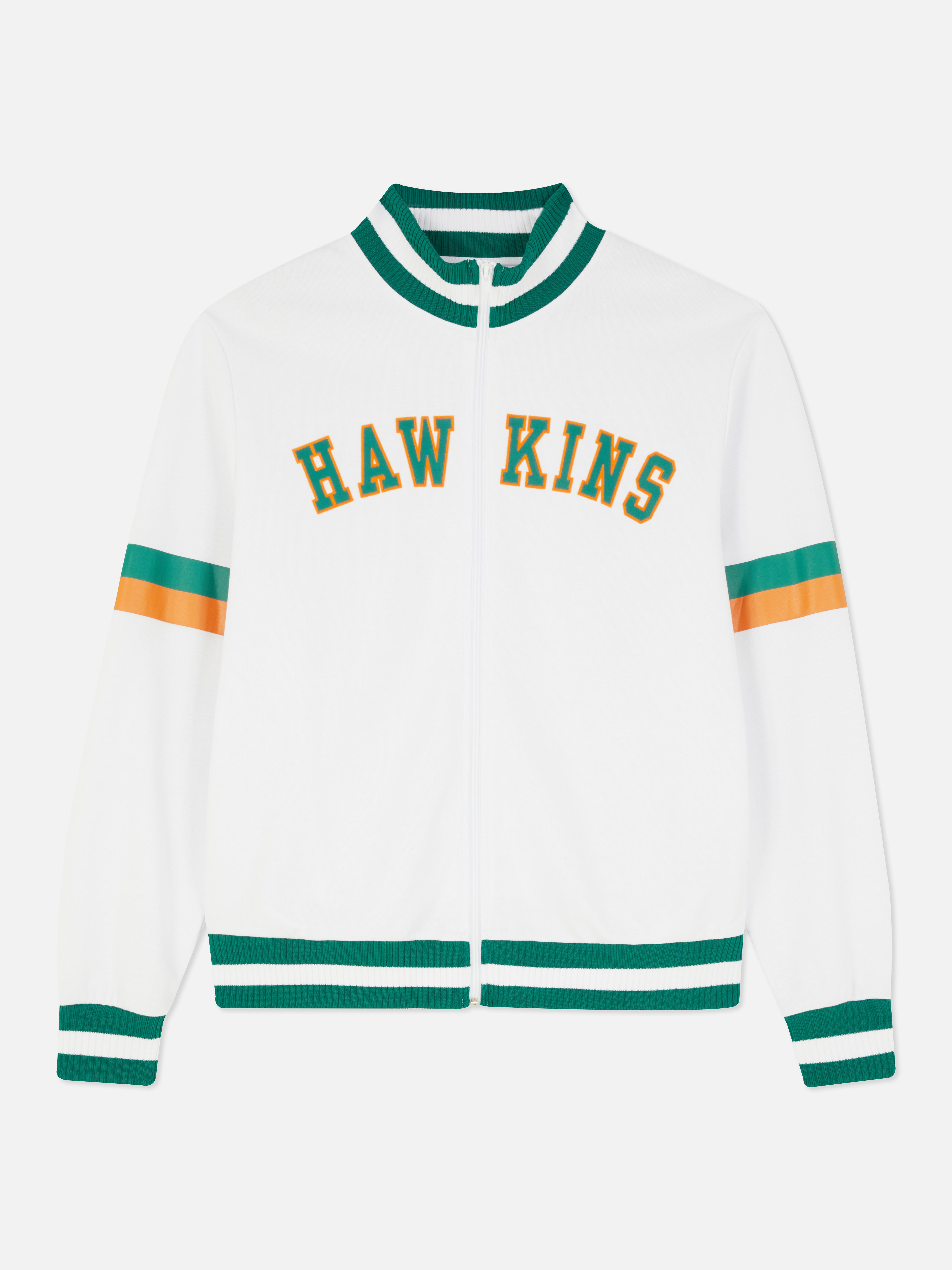 Stranger Things Hawkins Zip Varsity Fleece Men's Hoodies