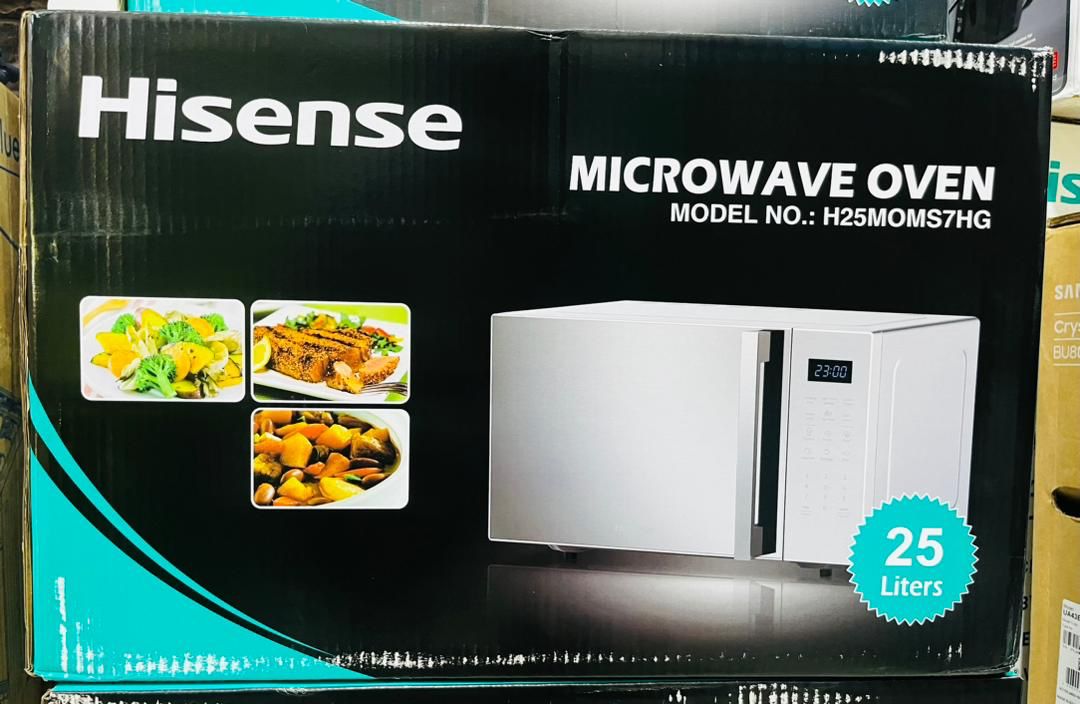 Hisense 25l Microwave Oven Grill H25MOMS7HG Silver Prime Electronics