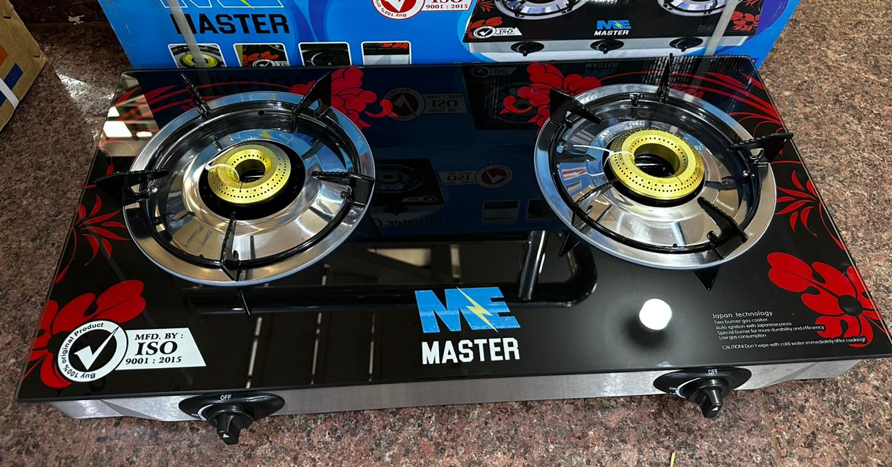 ME 2 Gas Burner Cooktop | Prime Electronics Uganda