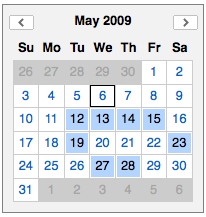 PrimeFaces Calendar Component – PrimeFaces