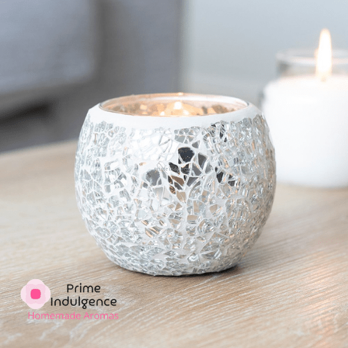 Small Glass Candle Holder Prime Indulgence Wax Aromas Homemade Aromas