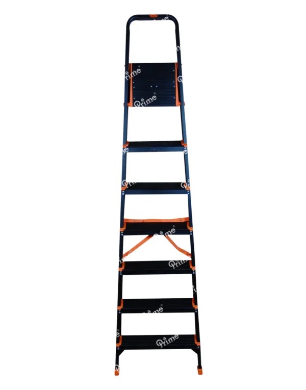 Prime Signature Edition BlackCoated 6+1 Steps Ladder Prime Ladders