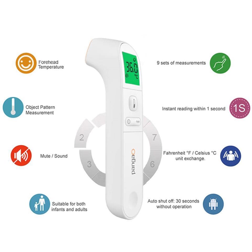Pangao Infrared Forehead Thermometer (PGIRT1602) Prime Priority