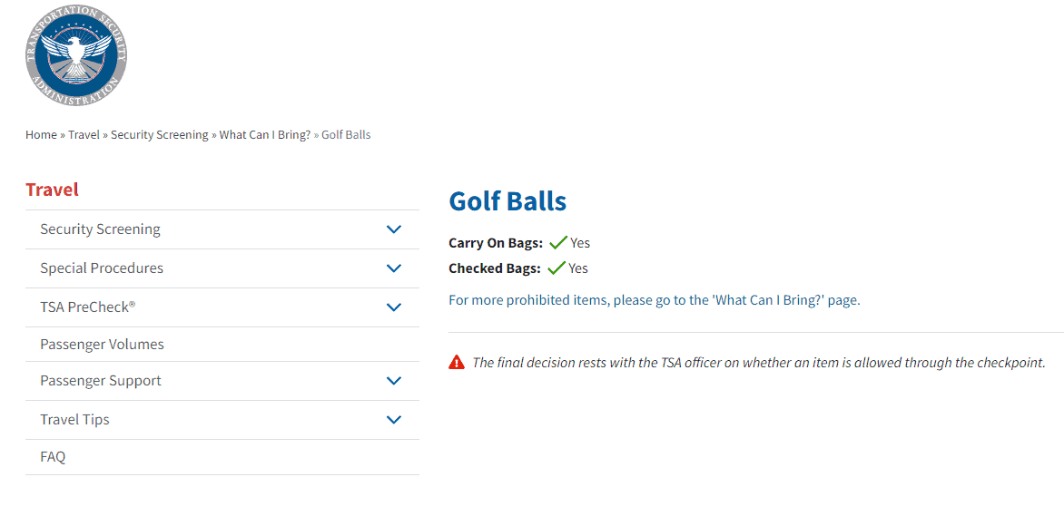Can You Bring Golf Balls On A Plane? Prime Putters