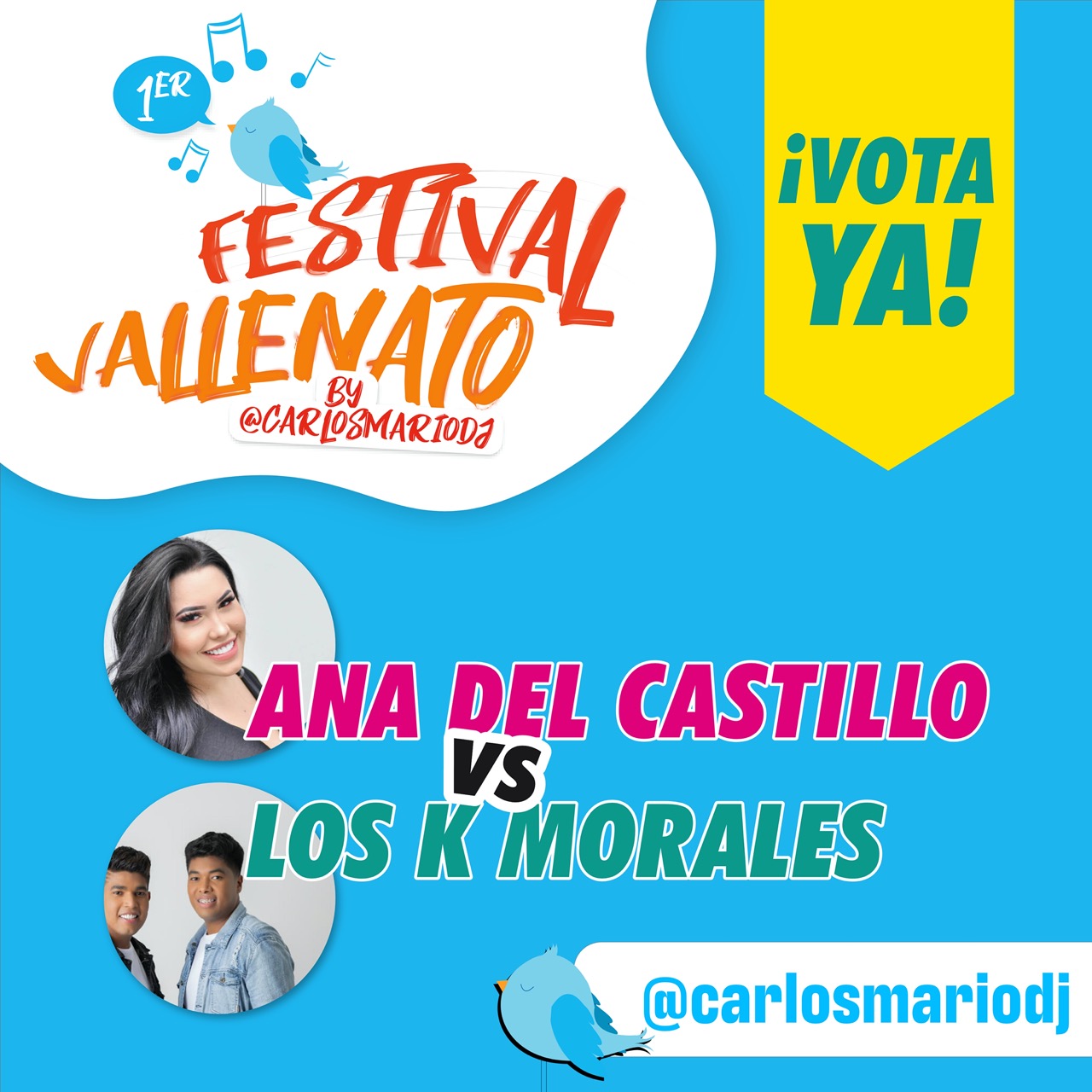 Festival vallenato 2020 Ana del Castillo VS Los K Morales