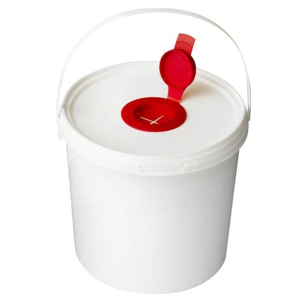 3Gallon Plastic Empty Wipes Dispensing Bucket with Lid