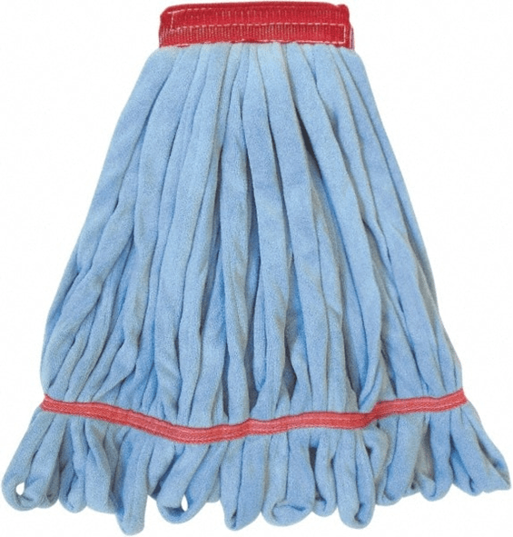 Microfiber Tube Wet Mop Head, Large Blue