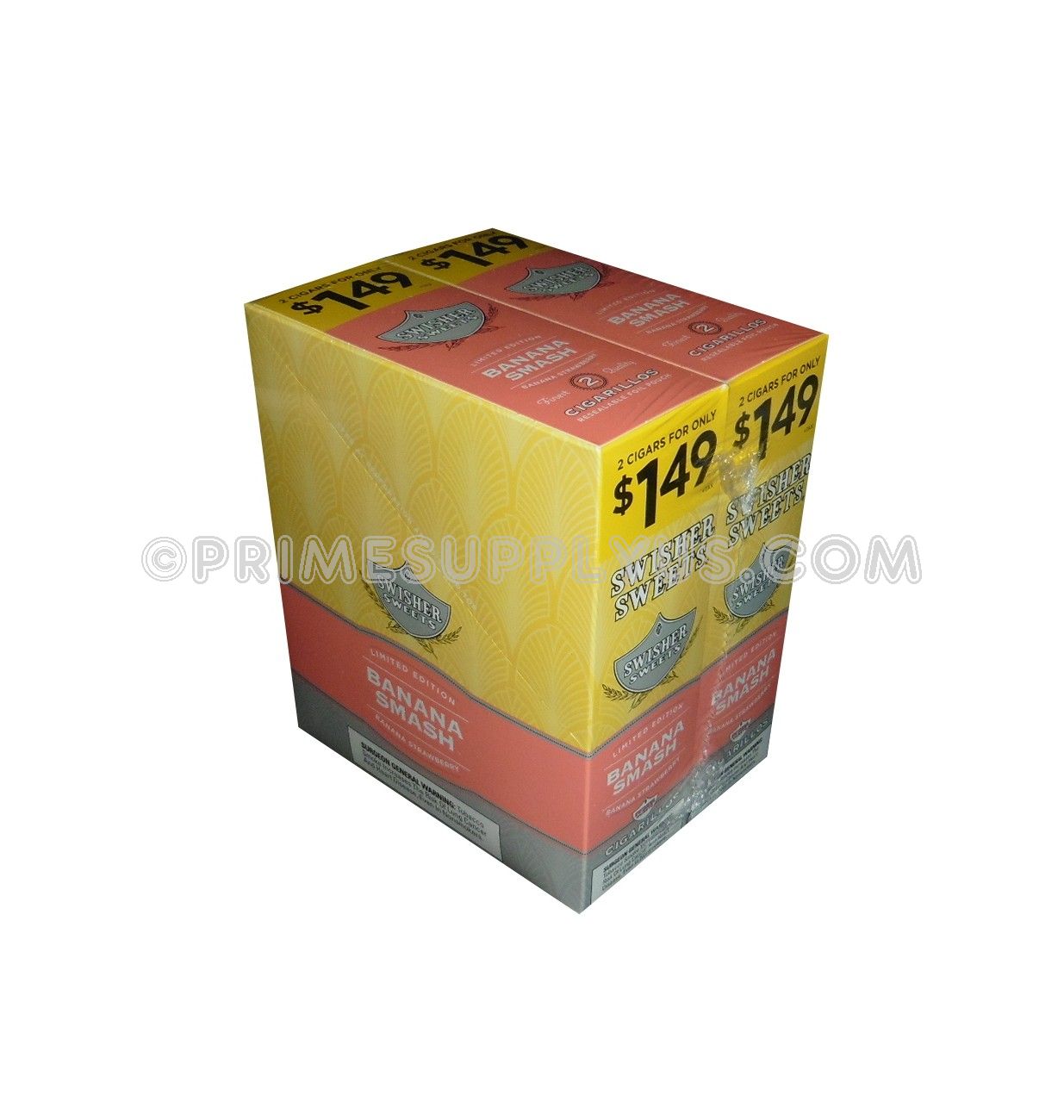 Swisher Sweets Cigarillos Banana Smash 30 Packs of 2 For
