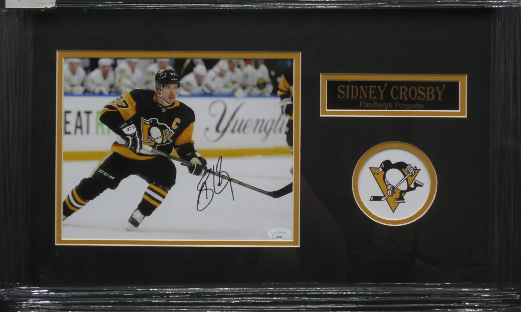 Pittsburgh Penguins Sidney Crosby Hand Signed Autographed 8x10 Photo F