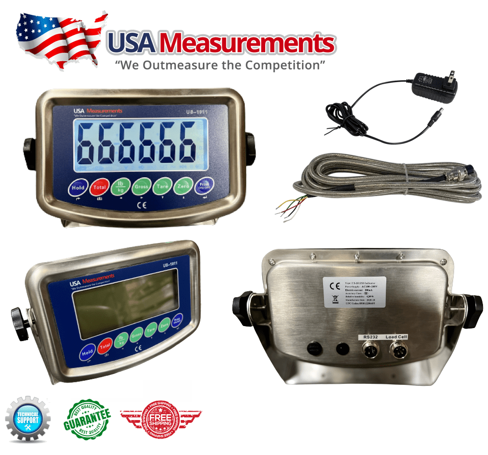 US1011SS Digital Indicator LCD Display (Stainless Steel) Prime USA Scales