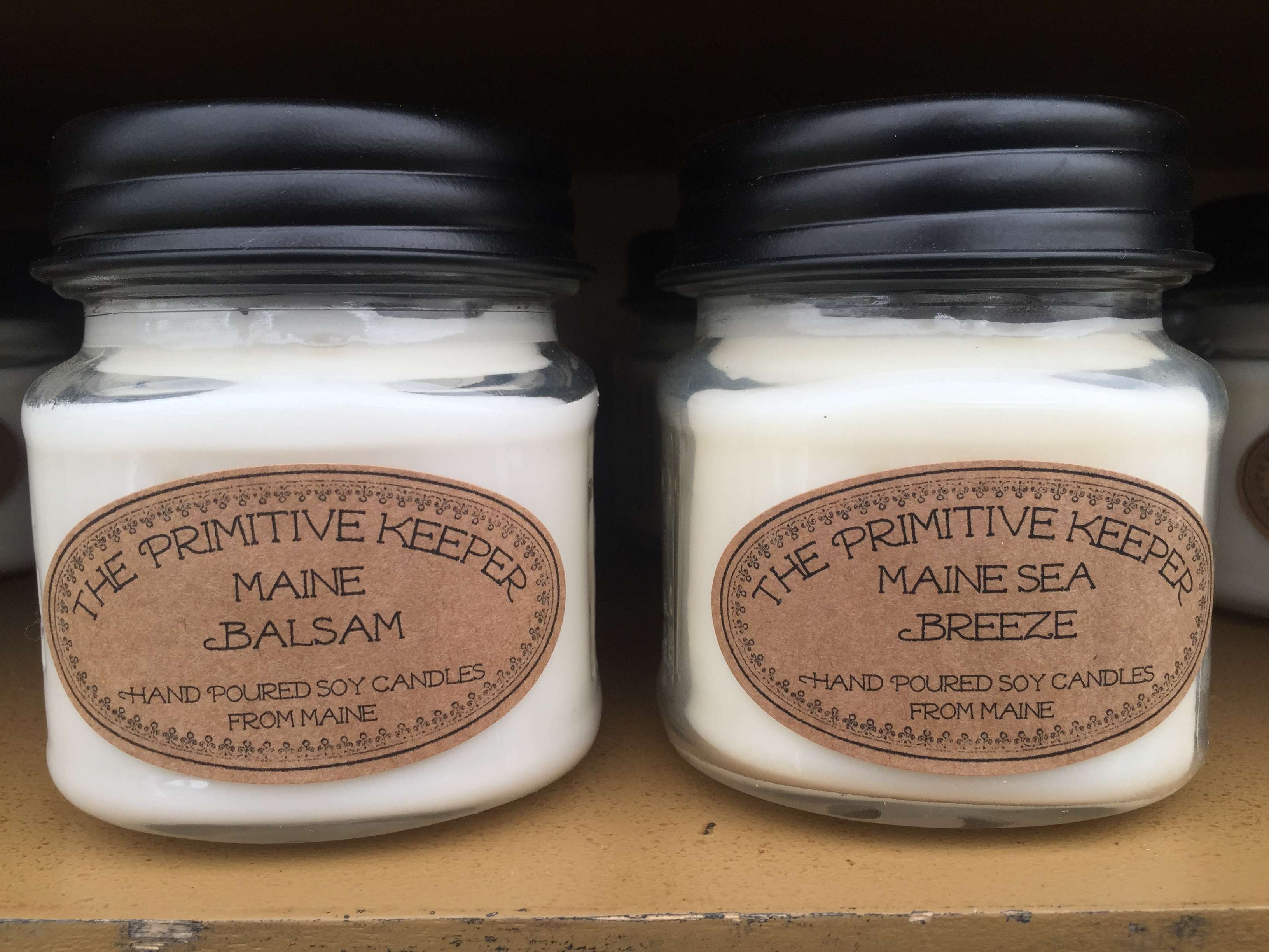 Primitive Soy Candle Square Jar