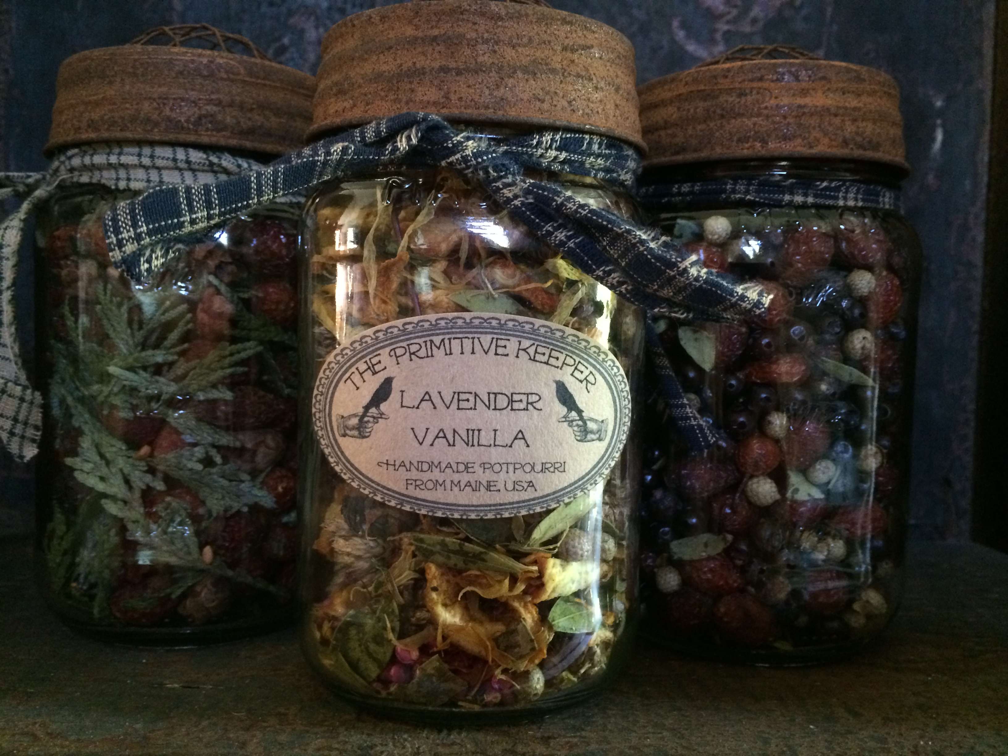 Primitive Potpourri Jar Small