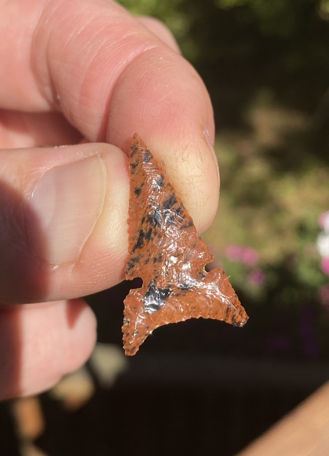 Mahogany Obsidian Desert Side Notched Arrow Point (NEW!) Primitive