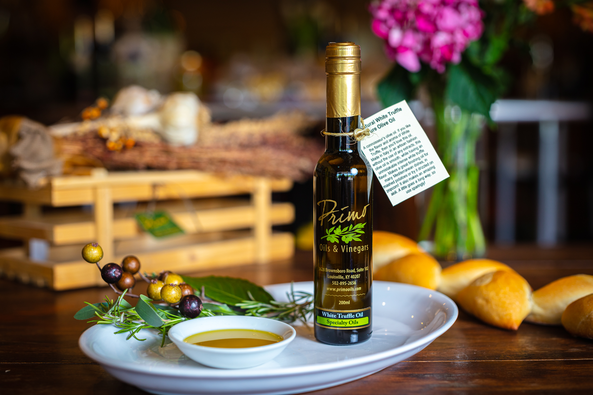 White Truffle Oil Primo Oils and Vinegars