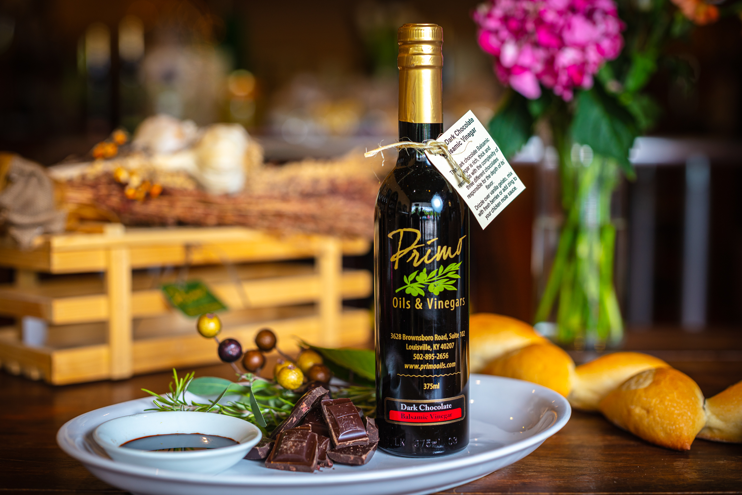Dark Chocolate Balsamic Primo Oils and Vinegars