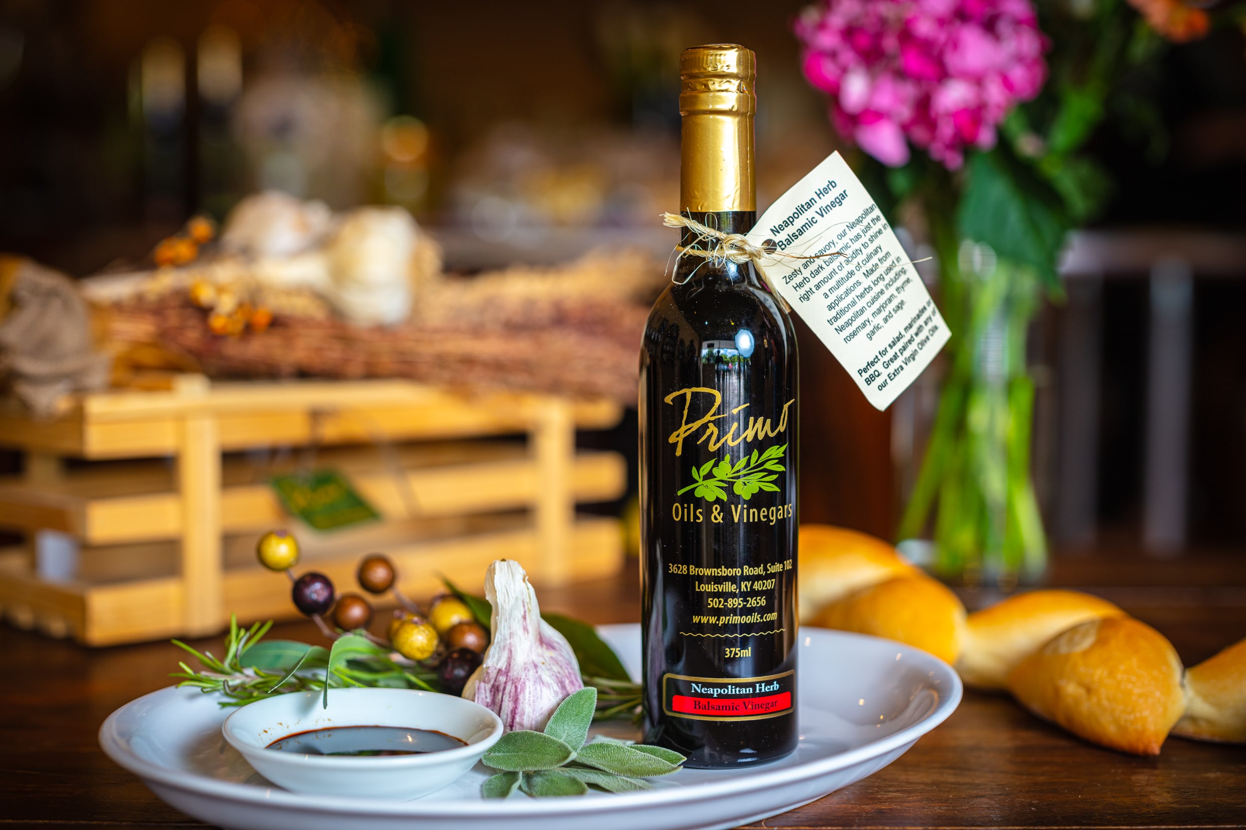 Neapolitan Herb Balsamic Vinegar Primo Oils and Vinegars