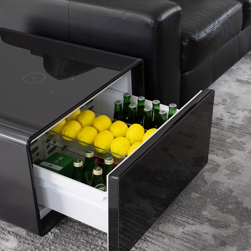 2023 New model fridge refrigerator side table Dual wireless chargers