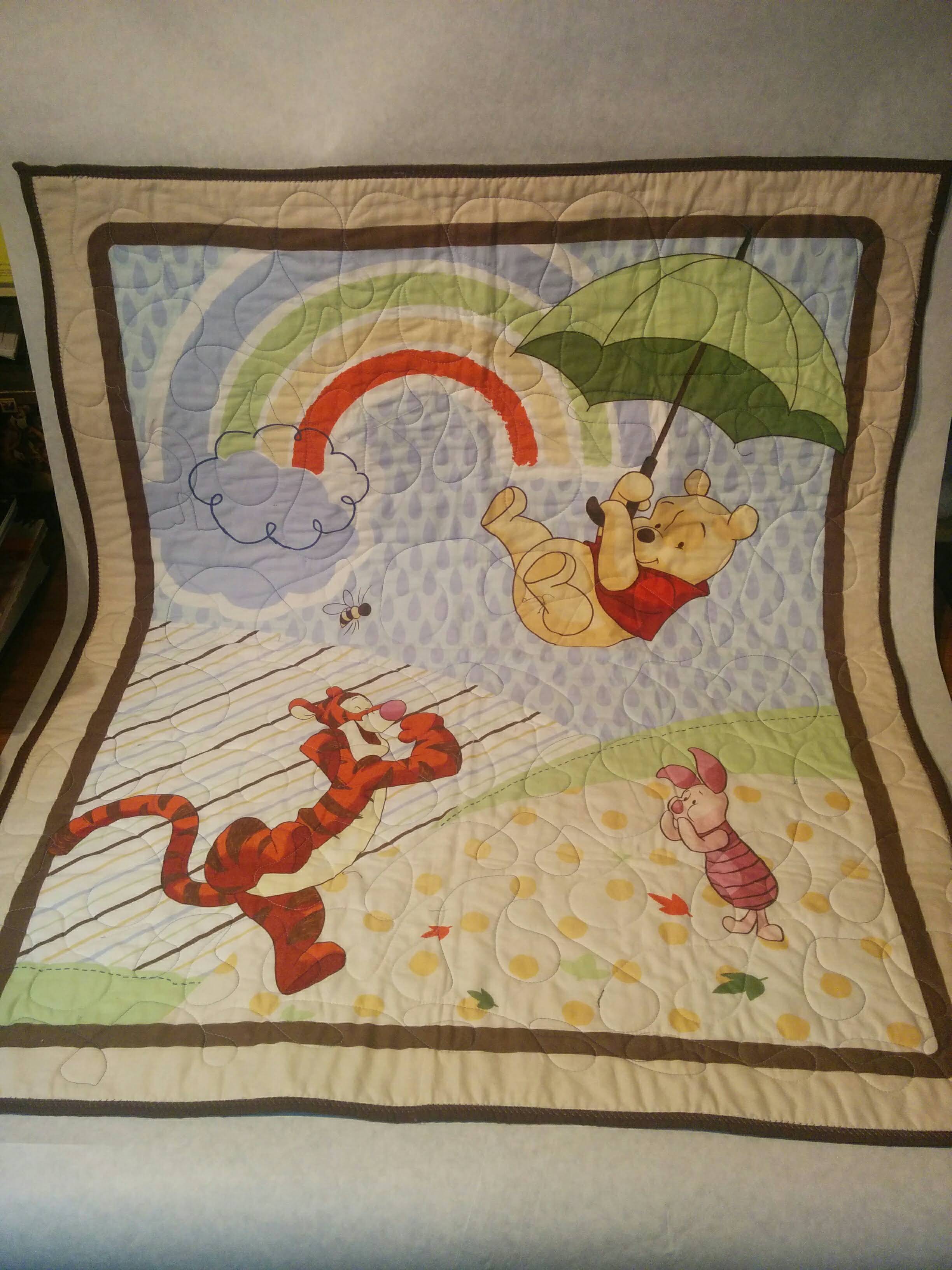 19. Winnie the Pooh Baby Quilt by Sandi Duffus Prince Rupert Library