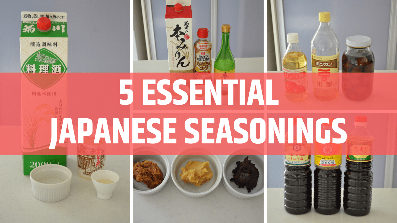 5 ESSENTIAL JAPANESE SEASONINGS VERY BASIC OF JAPANESE COOKING