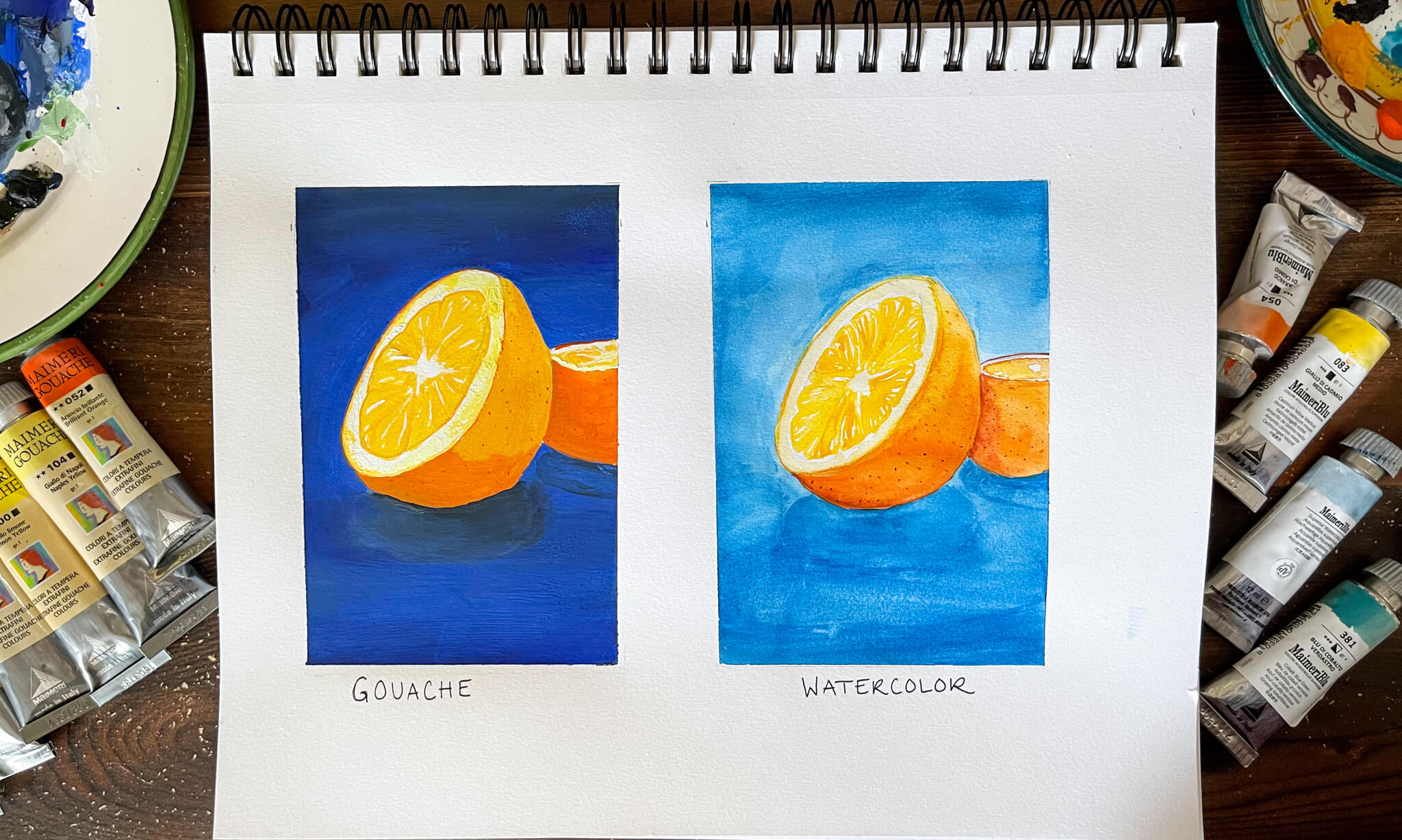 Gouache vs Watercolor What's the Difference? Princeton Brush Company