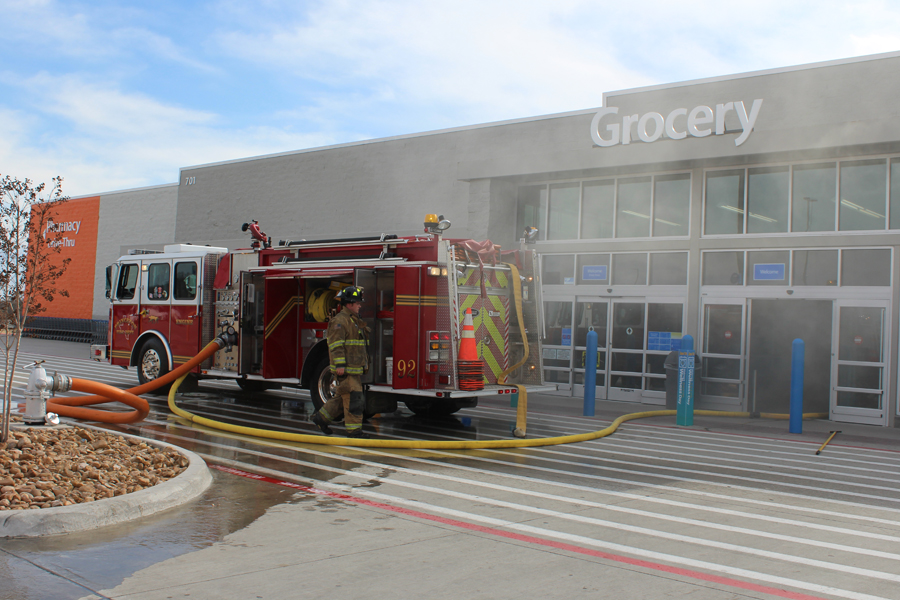 Walmart suffers severe damage after fire; suspect arrested Princeton
