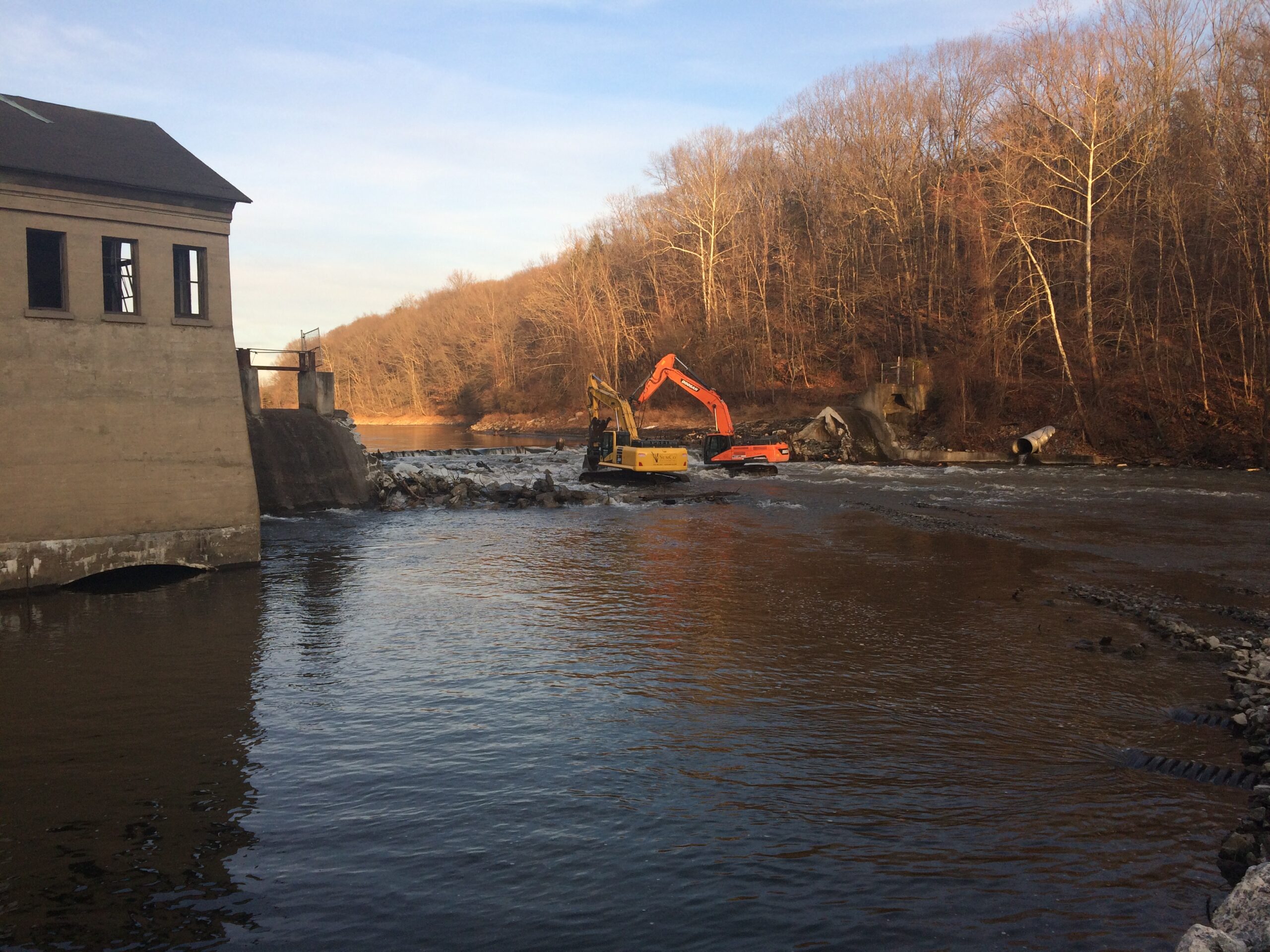 WATCH TimeLapse of Columbia Dam Removal PRINCETON HYDRO