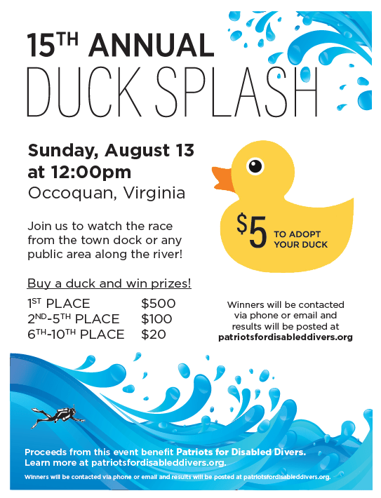 15th Annual Duck Splash Race Prince William Living