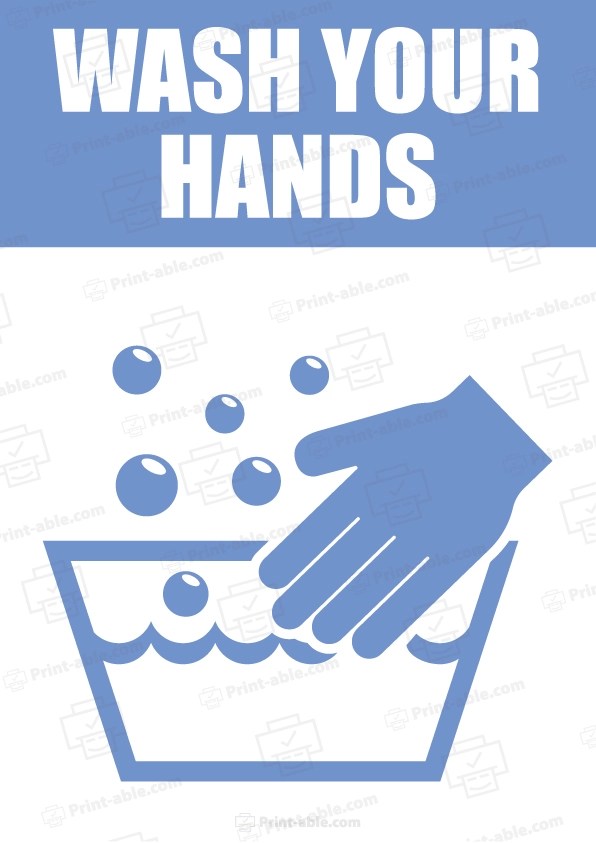 10 Free Handwashing Sign Printable | PRINT-ABLE