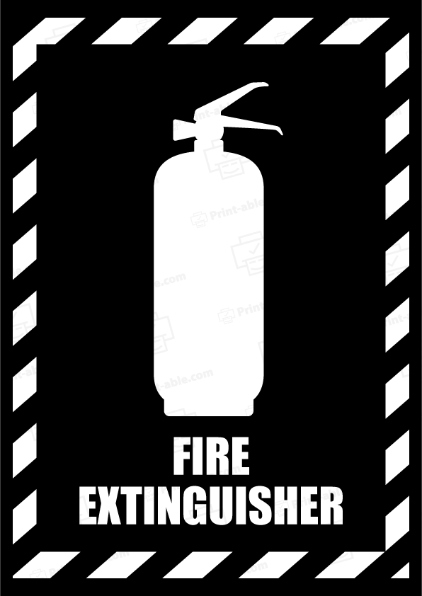 6+ FREE Fire Extinguisher Sign Printable | PRINT-ABLE