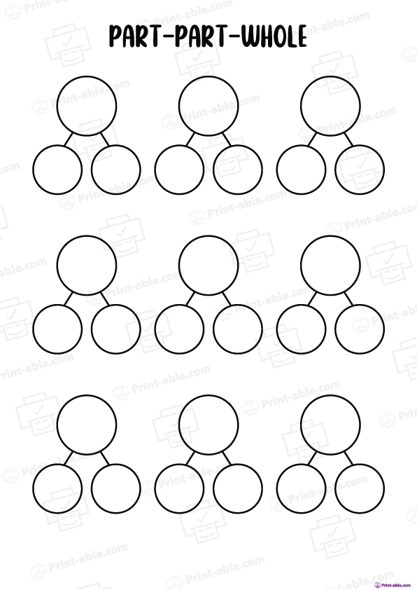 12+ FREE Part Part Whole Worksheet | PRINT-ABLE