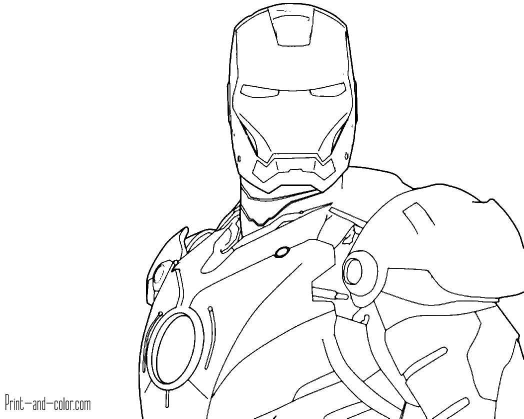 Avengers coloring pages Print and