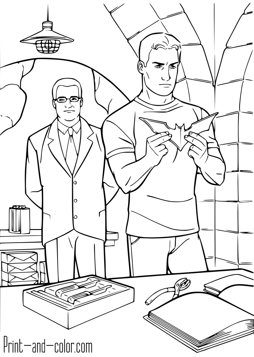 Batman coloring pages Print and