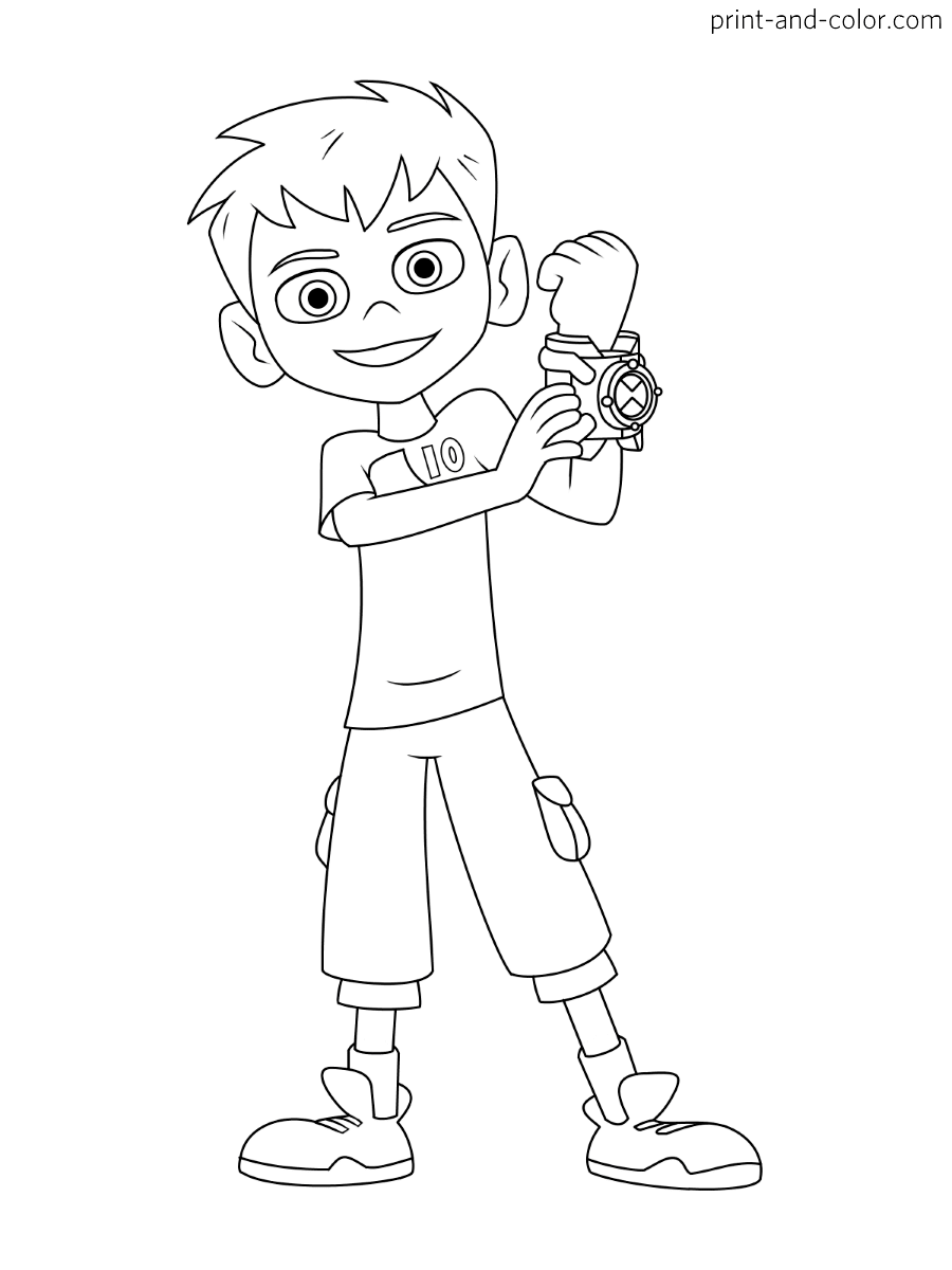 Ben 10 coloring pages | Print and Color.com
