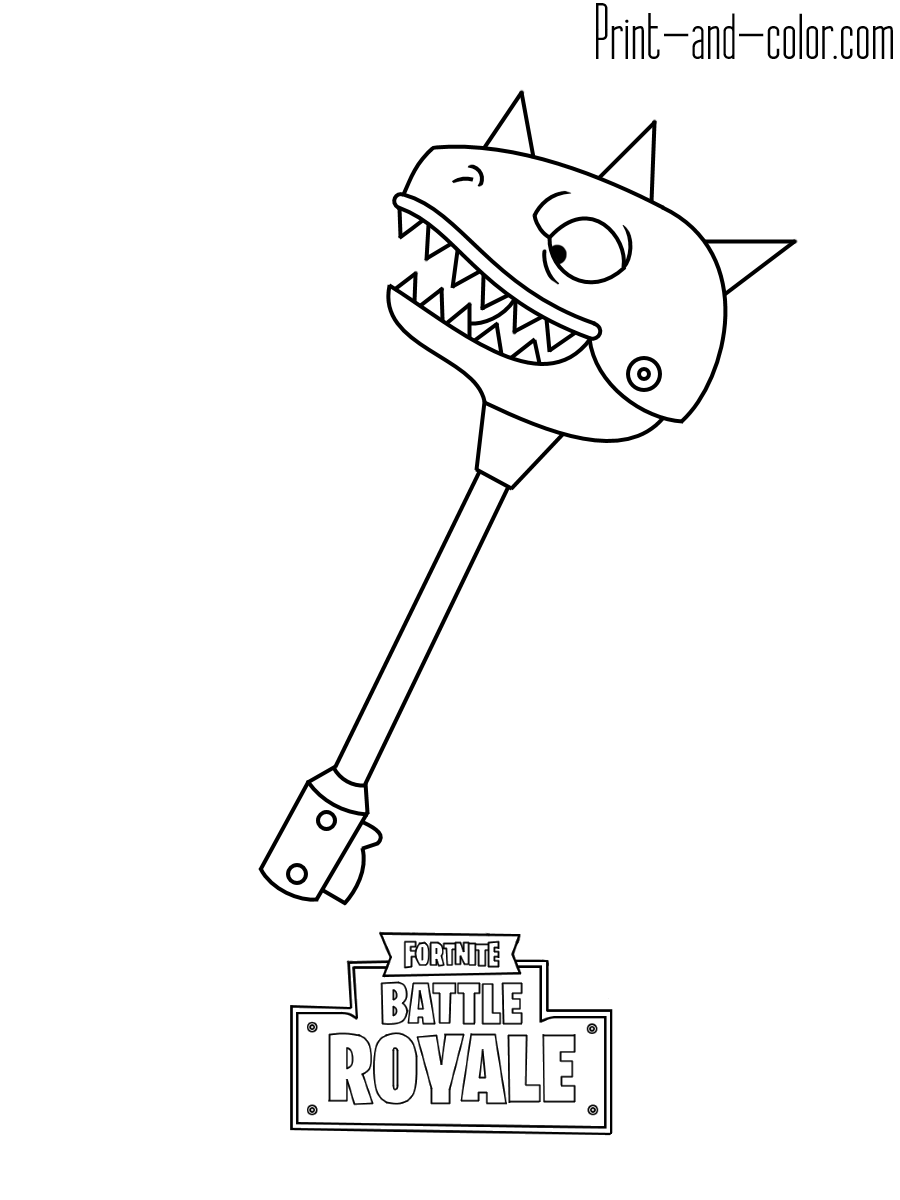 Fortnite coloring pages Print and