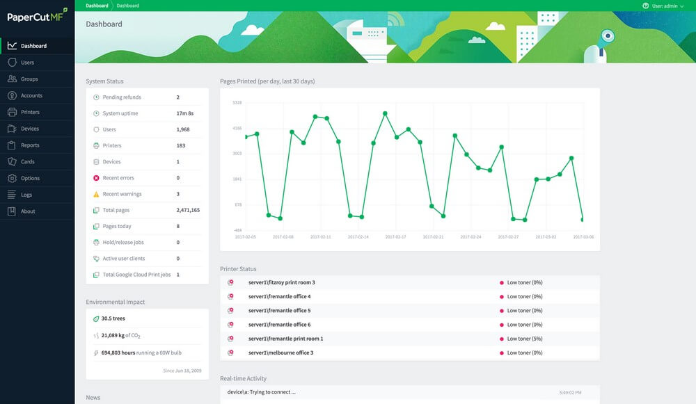 PaperCut MF Print Logic