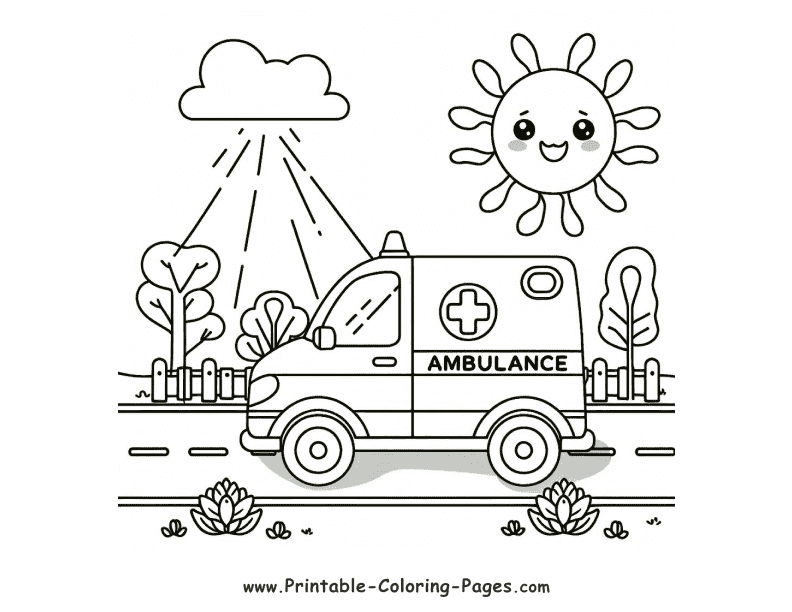 29 Ambulance Printable Coloring Pages: Unleashing Creativity For Kids