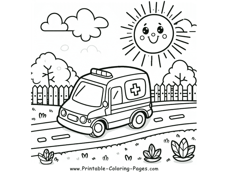 29 Ambulance Printable Coloring Pages: Unleashing Creativity For Kids